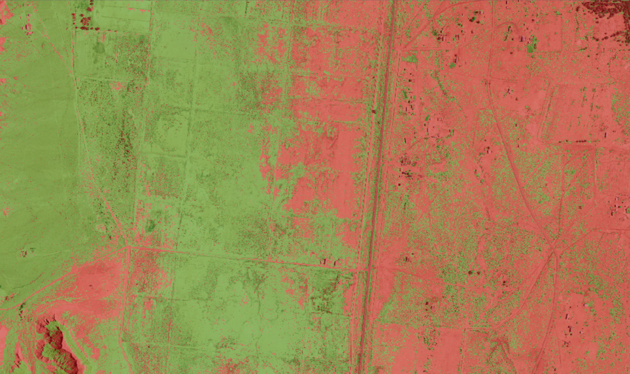 Navajo Agriculture NDVI Calculation Satellite Imagery Navajo Agriculture